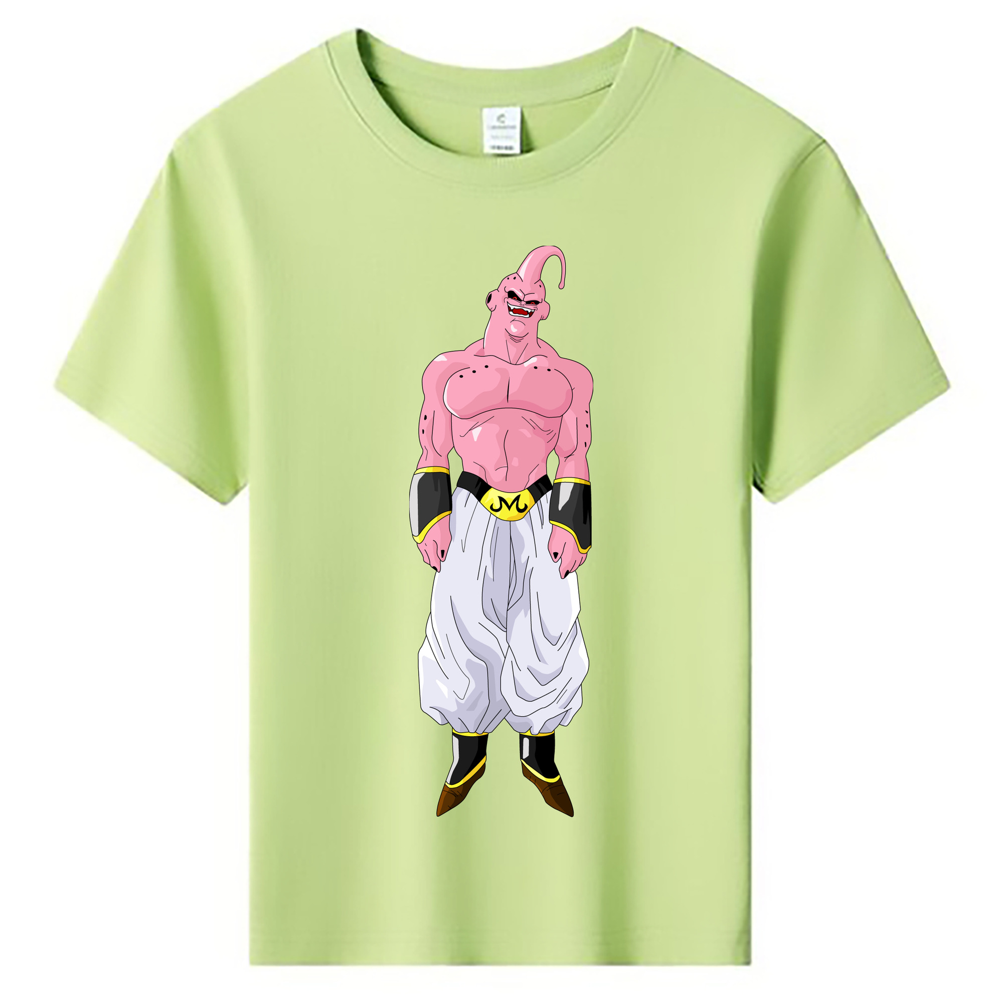 （画像用） ドラゴンボール 魔人ブウ DRAGON BALL Majin Buu 綿100％キッズTシャツ（フロントプリント）